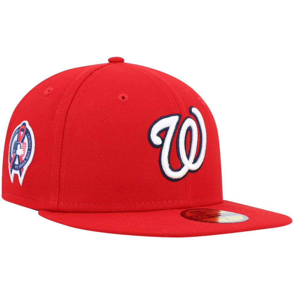 Washington Nationals New Era 9/11 Memorial Side Patch 59FIFTY Fitted Hat Lifestyle