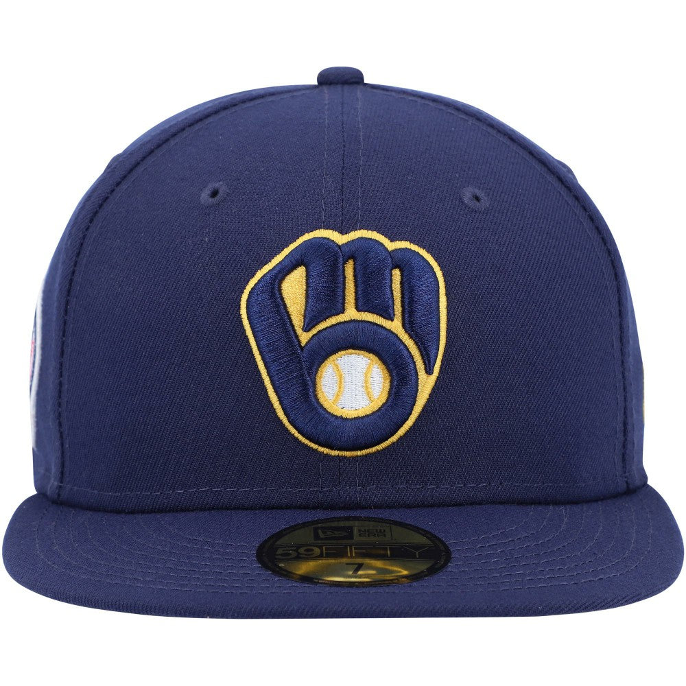 Milwaukee Brewers New Era 9/11 Memorial Side Patch 59FIFTY Fitted Hat Near Me