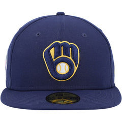 Milwaukee Brewers New Era 9/11 Memorial Side Patch 59FIFTY Fitted Hat Near Me