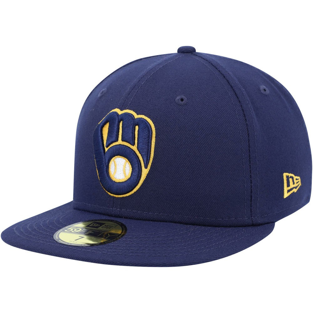 Milwaukee Brewers New Era 9/11 Memorial Side Patch 59FIFTY Fitted Hat Near Me