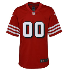 San Francisco 49ers Youth Alternate Custom Game Jersey Scarlet - Nike