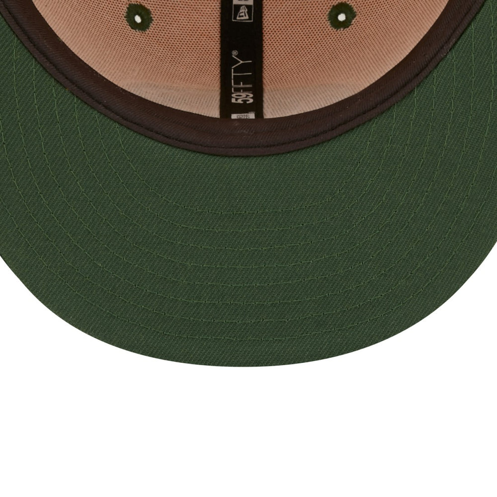 Green Bay Packers New Era Flipside 2Tone 59FIFTY Fitted Hat Gold/Green - NFL