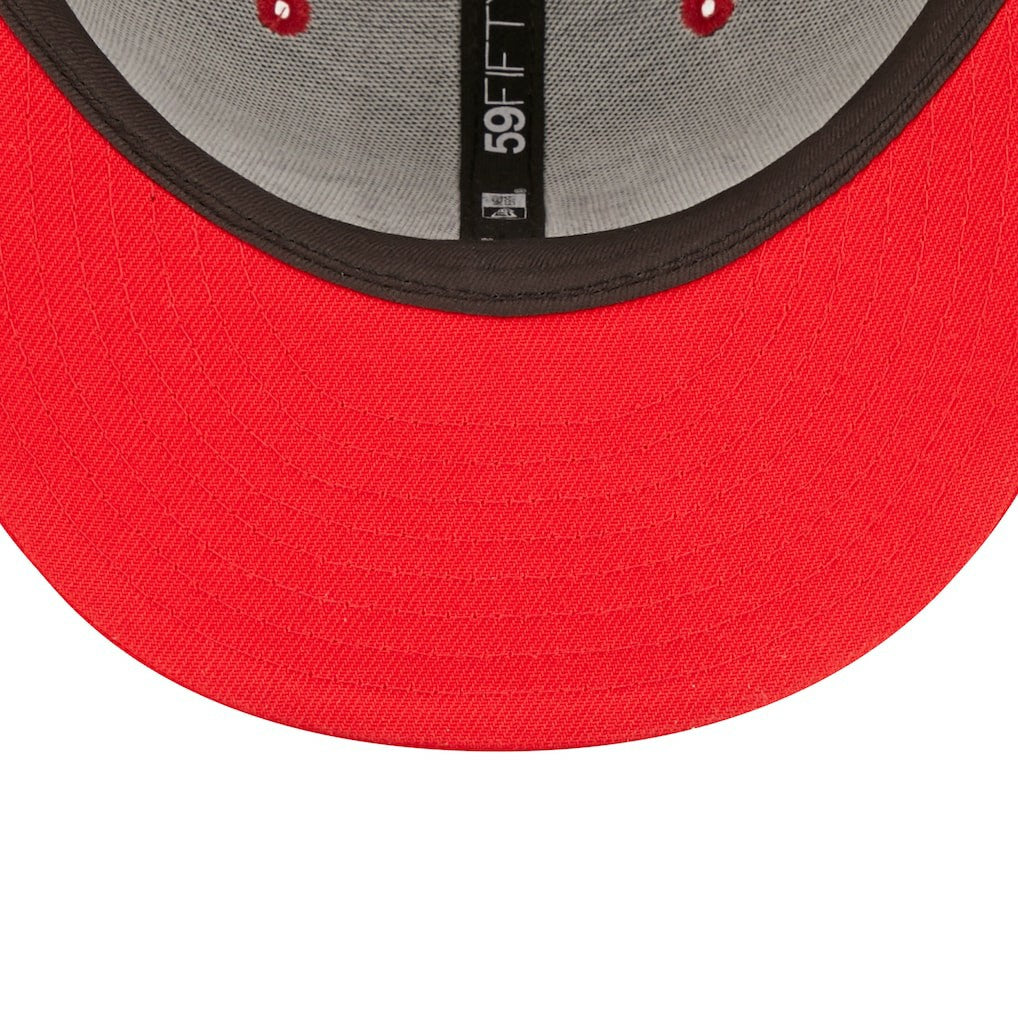 Kansas City Chiefs New Era Flipside 2Tone 59FIFTY Fitted Hat Black/Red - NFL