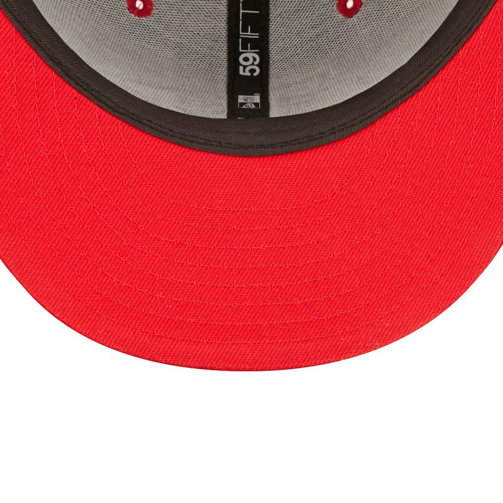 Kansas City Chiefs New Era Flipside 2Tone 59FIFTY Fitted Hat Black/Red - NFL