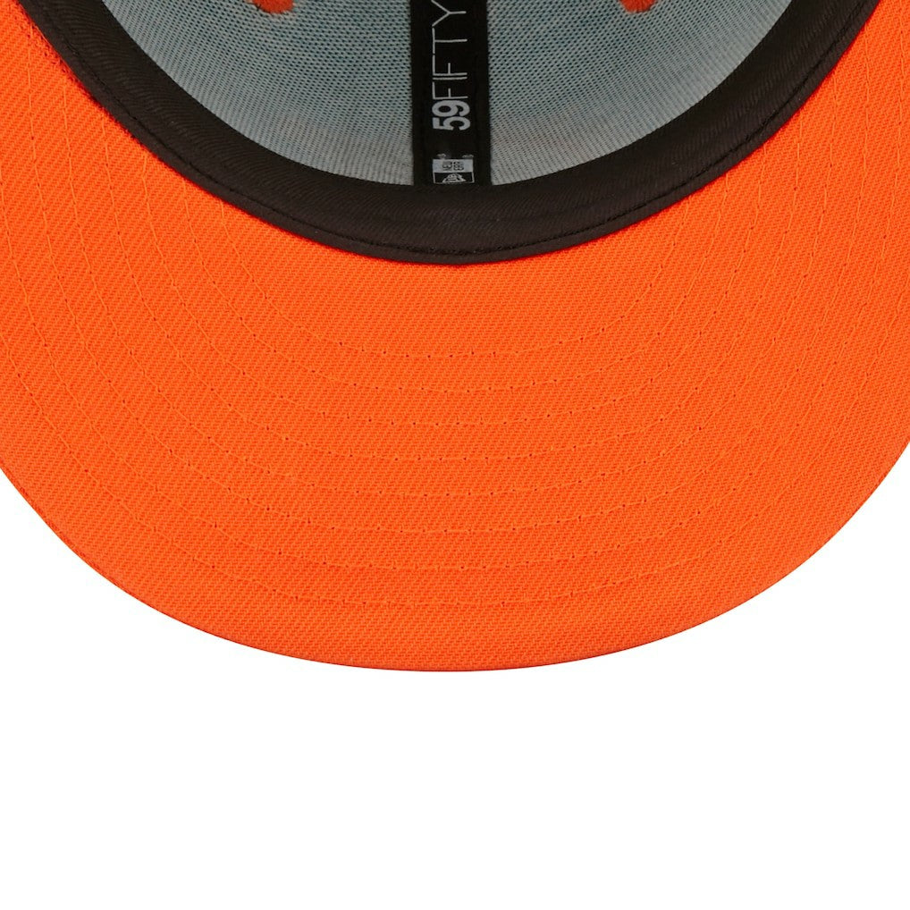 Miami Dolphins New Era Flipside 2Tone 59FIFTY Fitted Hat Aqua/Orange - NFL