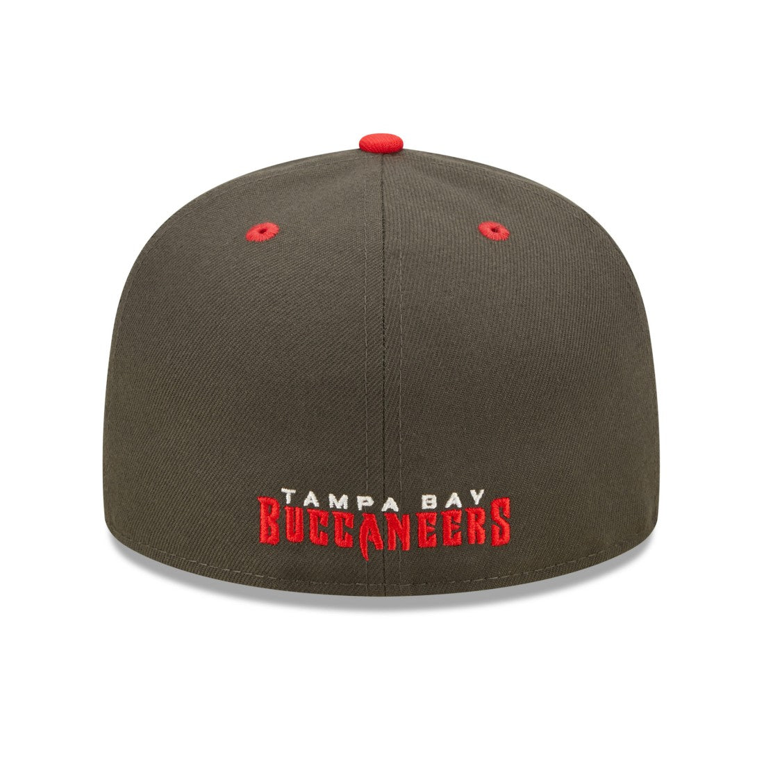 Tampa Bay Buccaneers New Era Flipside 2Tone 59FIFTY Fitted Hat Pewter/Red - NFL