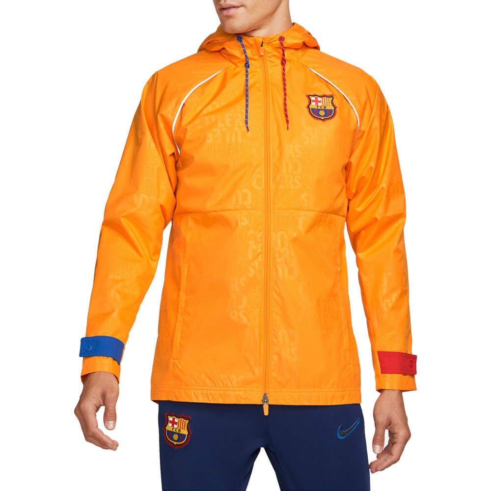 Nike Barcelona All-Weather Full-Zip Jacket - Orange
