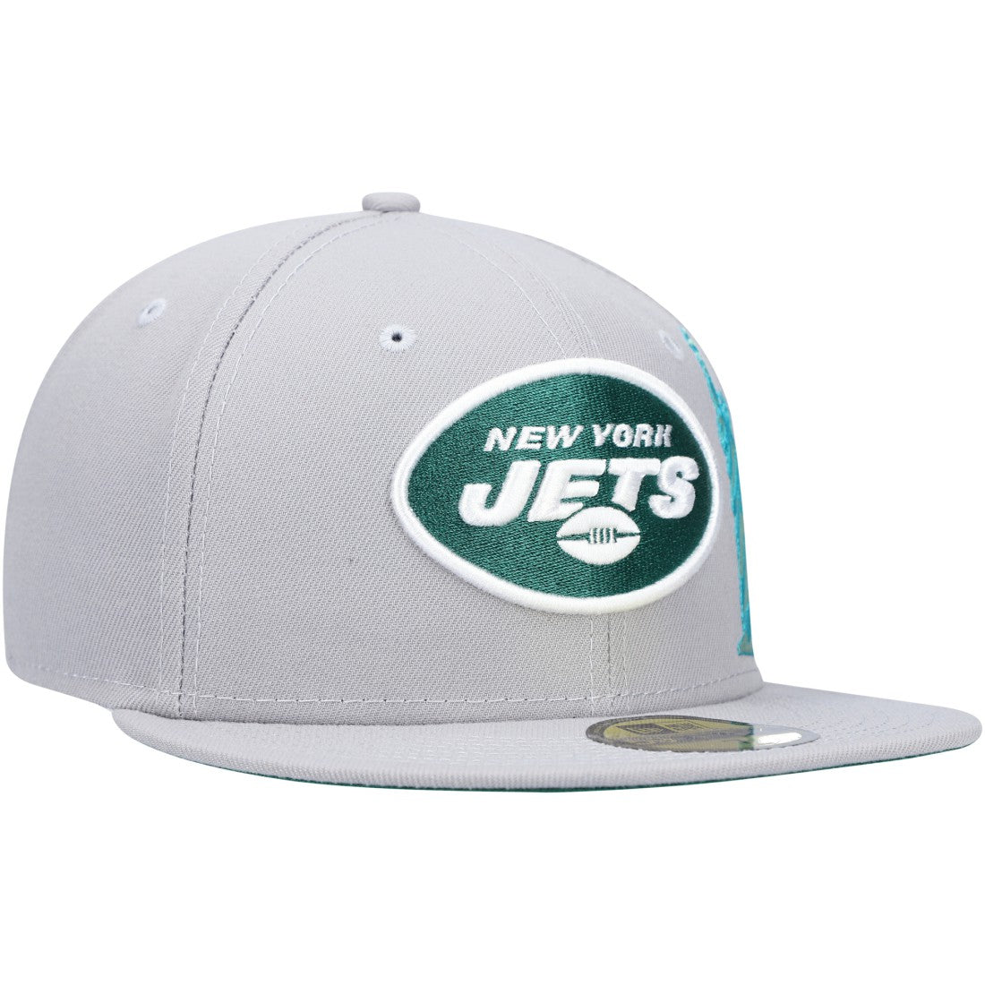New York Jets New Era City Describe 59FIFTY Fitted Hat Gray - NFL