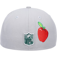New York Jets New Era City Describe 59FIFTY Fitted Hat Gray - NFL