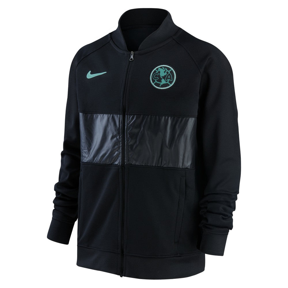 Nike Club America Youth I96 Anthem Raglan Full-Zip Jacket - Black