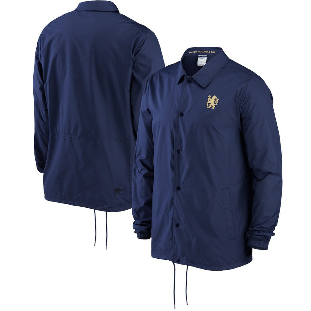 Nike Chelsea Coach Performance Full-Snap Jacket - Navy