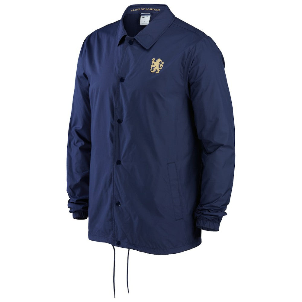 Nike Chelsea Coach Performance Full-Snap Jacket - Navy