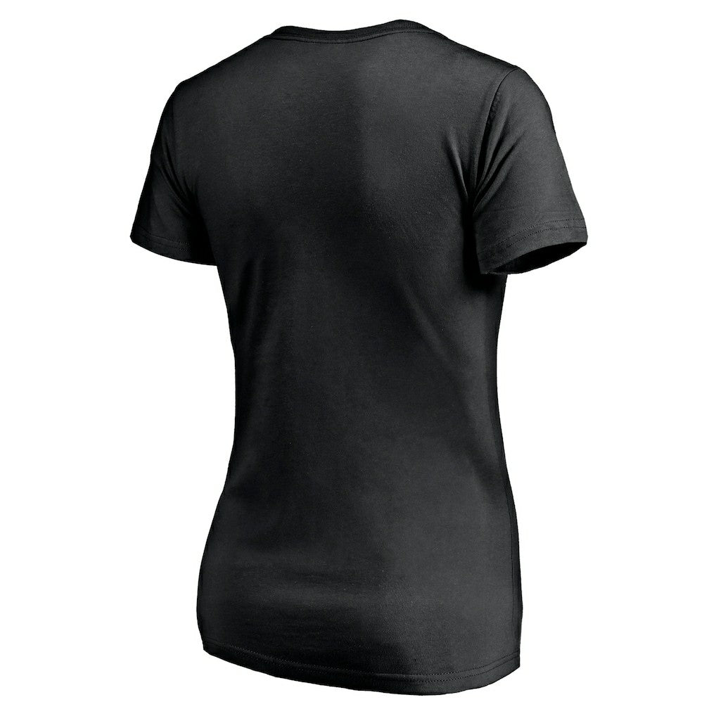 Cincinnati Bengals Women's Long Stride V-Neck T-Shirt Black - NFL