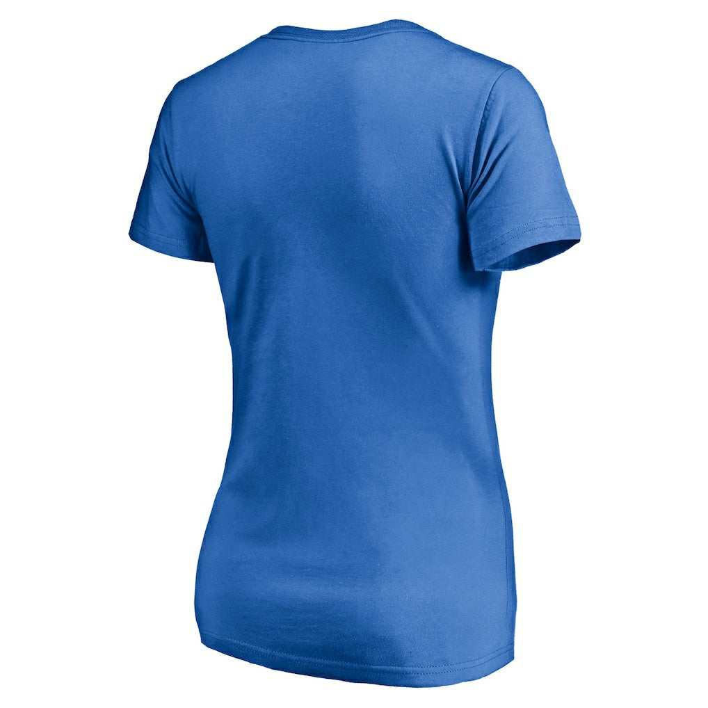 Los Angeles Chargers Women's Long Stride V-Neck T-Shirt Powder Blue - NFL