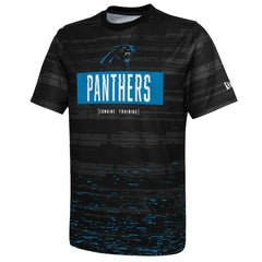 Carolina Panthers New Era Combine Authentic Sweep T-Shirt Black - NFL