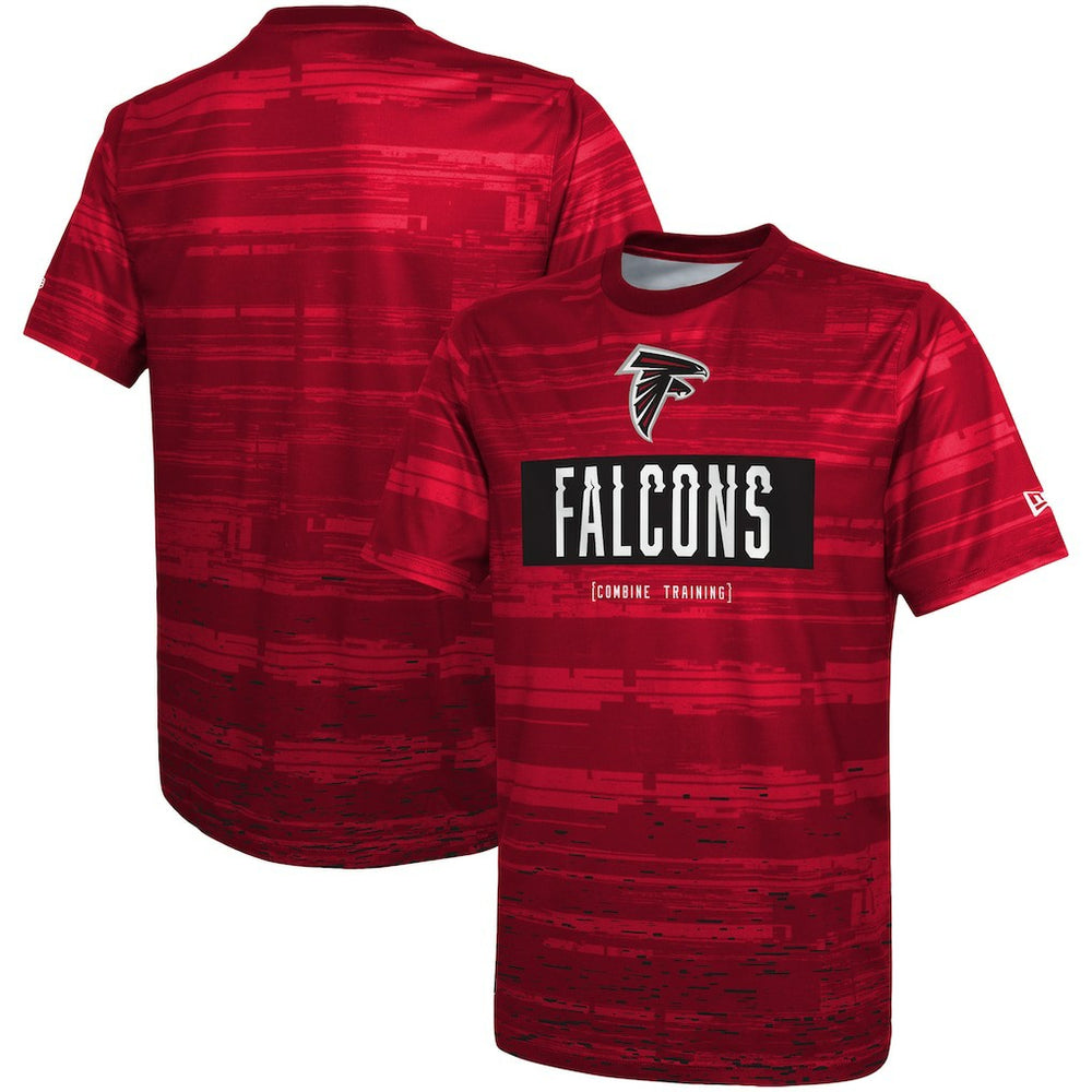 Atlanta Falcons New Era Combine Authentic Sweep T-Shirt Red - NFL