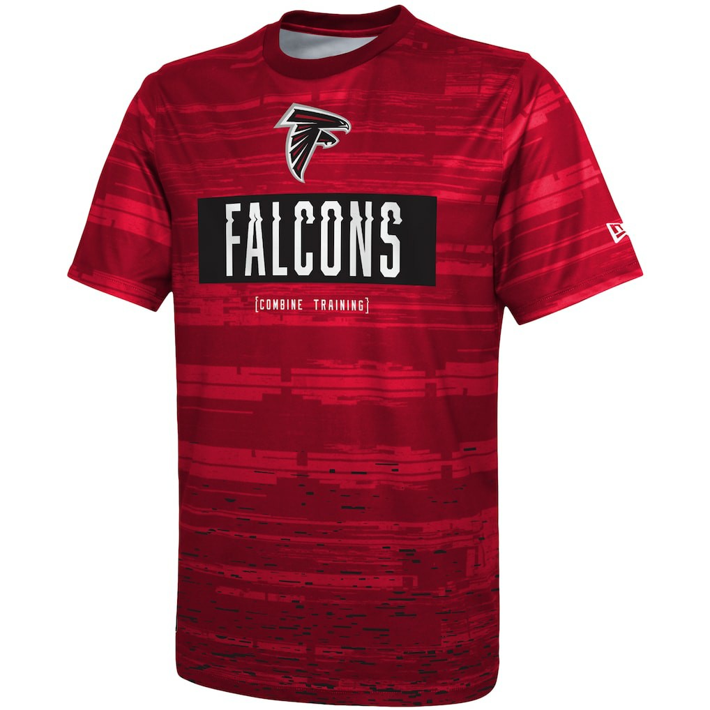 Atlanta Falcons New Era Combine Authentic Sweep T-Shirt Red - NFL