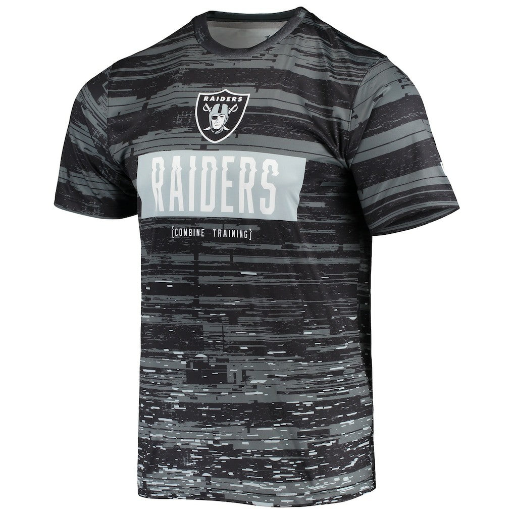 Las Vegas Raiders New Era Combine Authentic Sweep T-Shirt Black - NFL