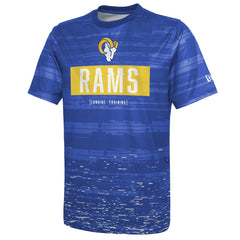 Los Angeles Rams New Era Combine Authentic Sweep T-Shirt Royal - NFL