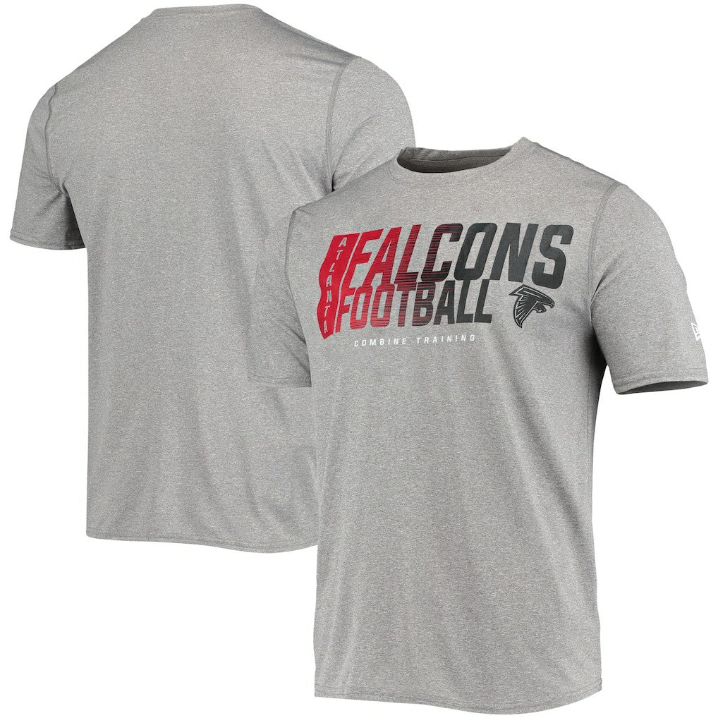 Atlanta Falcons New Era Combine Authentic Game On T-Shirt Heathered Gray - NFL