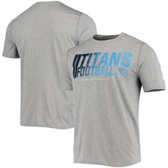 Tennessee Titans New Era Combine Authentic Game On T-Shirt Heathered Gray - NFL