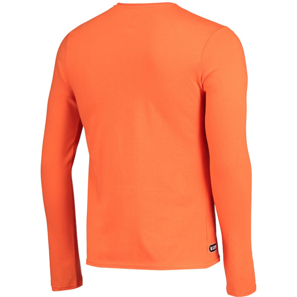 Denver Broncos New Era Combine Authentic Static Abbreviation Long Sleeve T-Shirt Orange - NFL