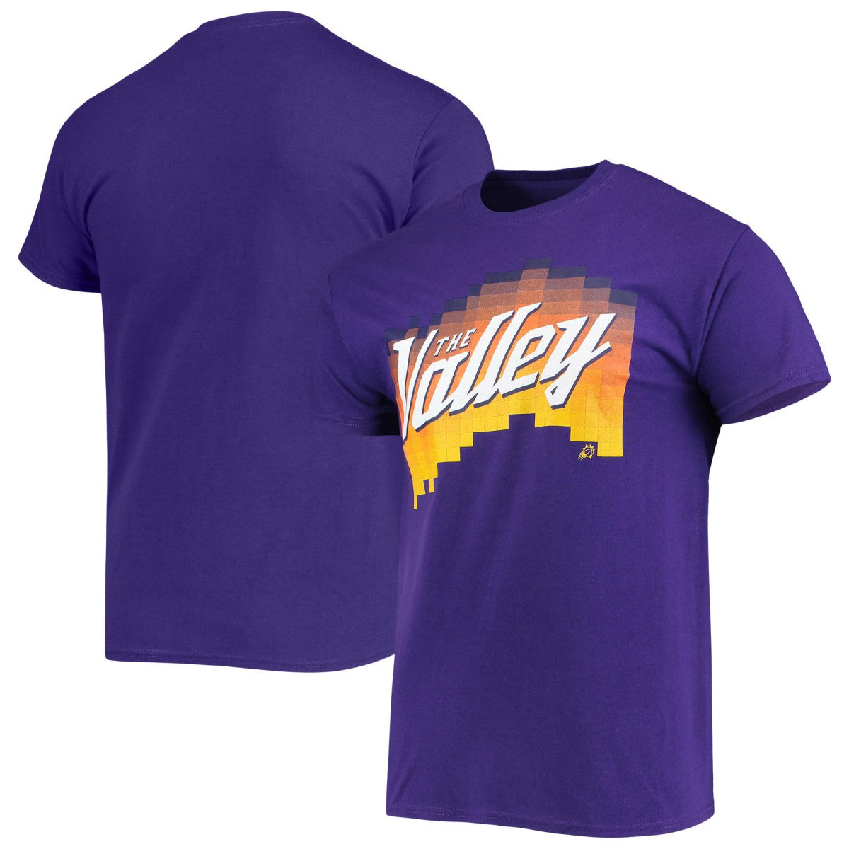 NBA - Phoenix Suns Junk Food The Valley Pixel T-Shirt - Purple