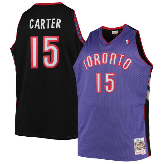 Vince Carter Toronto Raptors Big & Tall 1999/00 Hardwood Classics Swingman Jersey - Purple | NBA Jerseys