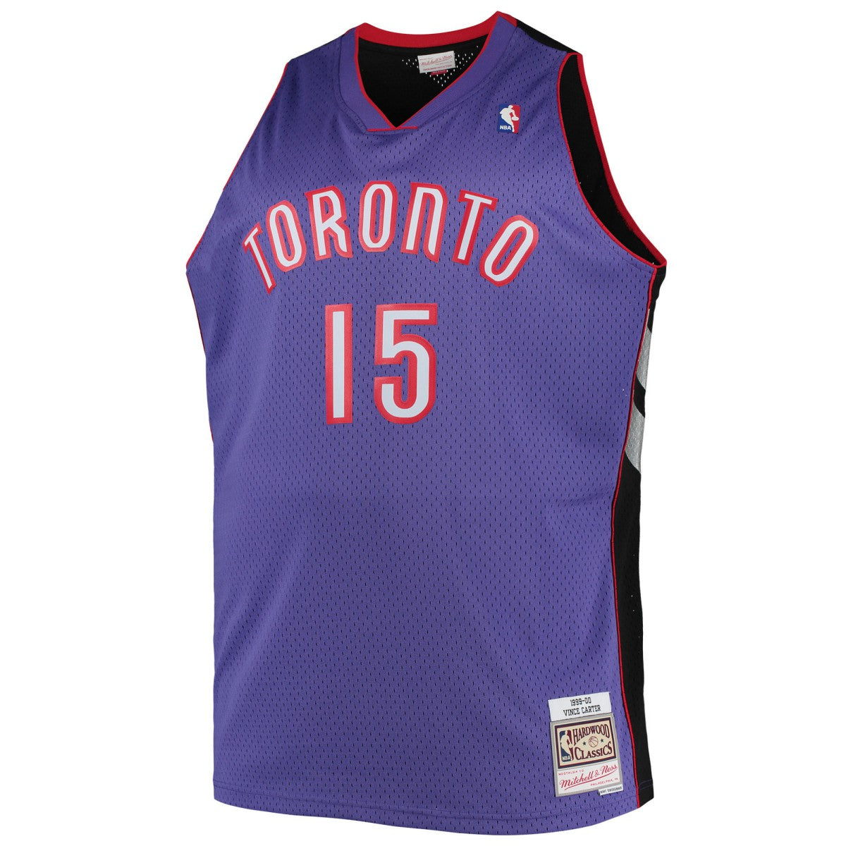 Mitchell & Ness - Vince Carter Toronto Raptors Big & Tall 1999/00 Hardwood Classics Swingman Jersey - Purple