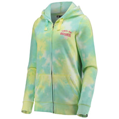 Tampa Bay Buccaneers New Era Women's Ice-Dye Full-Zip Hoodie White - NFL