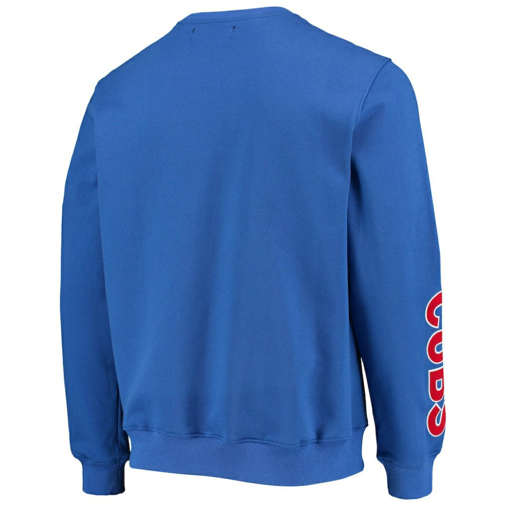 Chicago Cubs Pro Standard Stacked Logo Pullover Sweatshirt Lifestyle