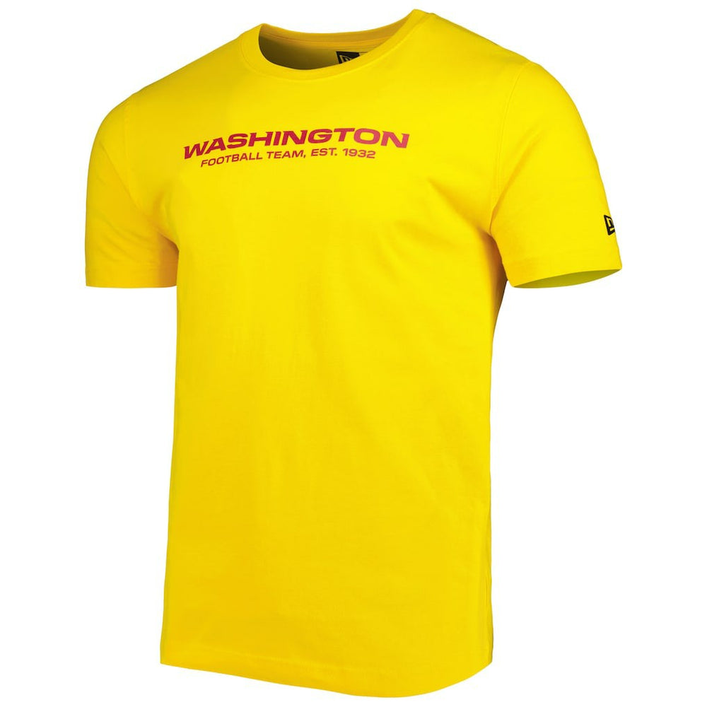Washington Commanders New Era League Tonal T-Shirt Gold - NFL