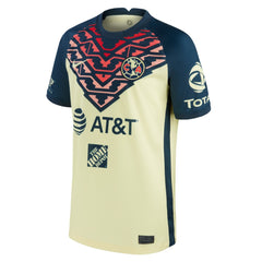 Nike Club America Youth 2021/22 Home Breathe Stadium Replica Jerseys - Yellow