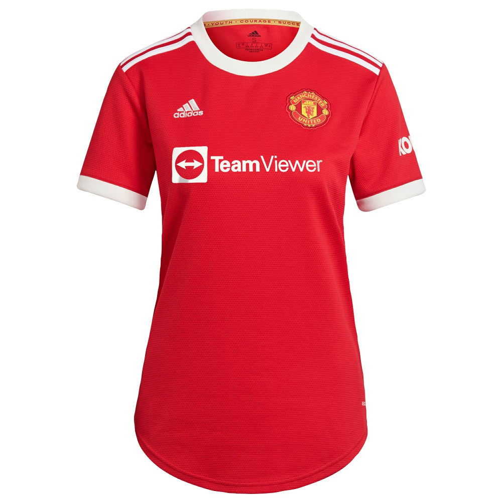 Adidas Facundo Pellistri Manchester United Women's 2021/22 Home Replica Player Jerseys - Red