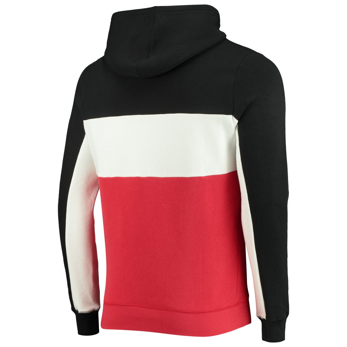 NBA - Toronto Raptors Junk Food Wordmark Colorblock Fleece Pullover Hoodie - Black/White