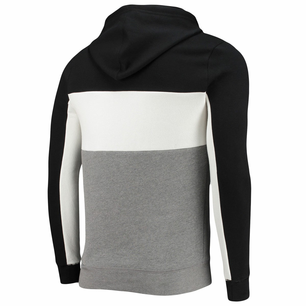 NBA - Miami Heat Junk Food Wordmark Colorblock Fleece Pullover Hoodie - Black/White