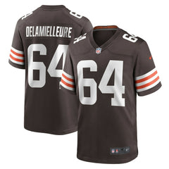 Joe DeLamielleure Cleveland Browns Game Retired Player Jersey Brown - Nike