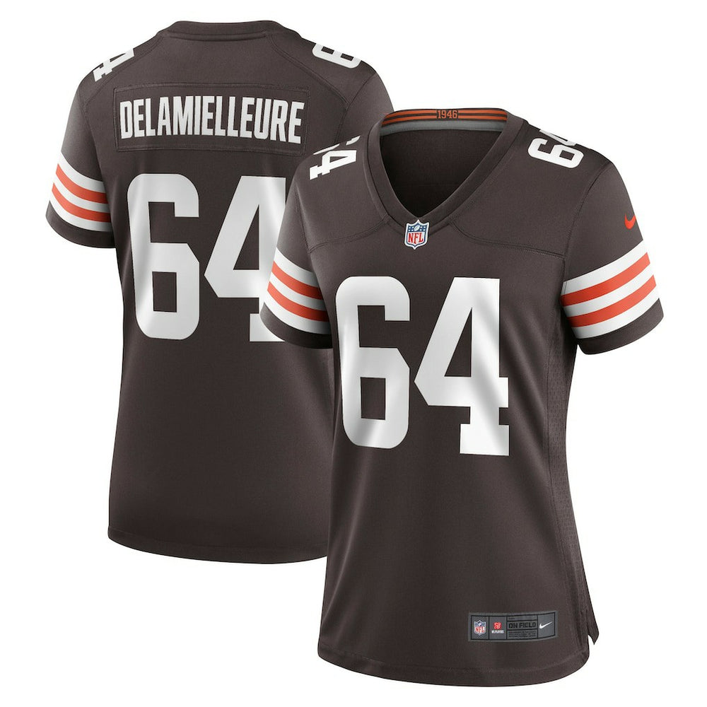 Joe DeLamielleure Cleveland Browns Women's Game Retired Player Jersey Brown - Nike