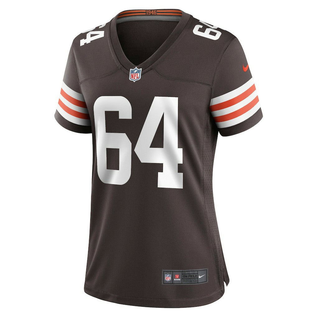 Joe DeLamielleure Cleveland Browns Women's Game Retired Player Jersey Brown - Nike