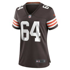 Joe DeLamielleure Cleveland Browns Women's Game Retired Player Jersey Brown - Nike