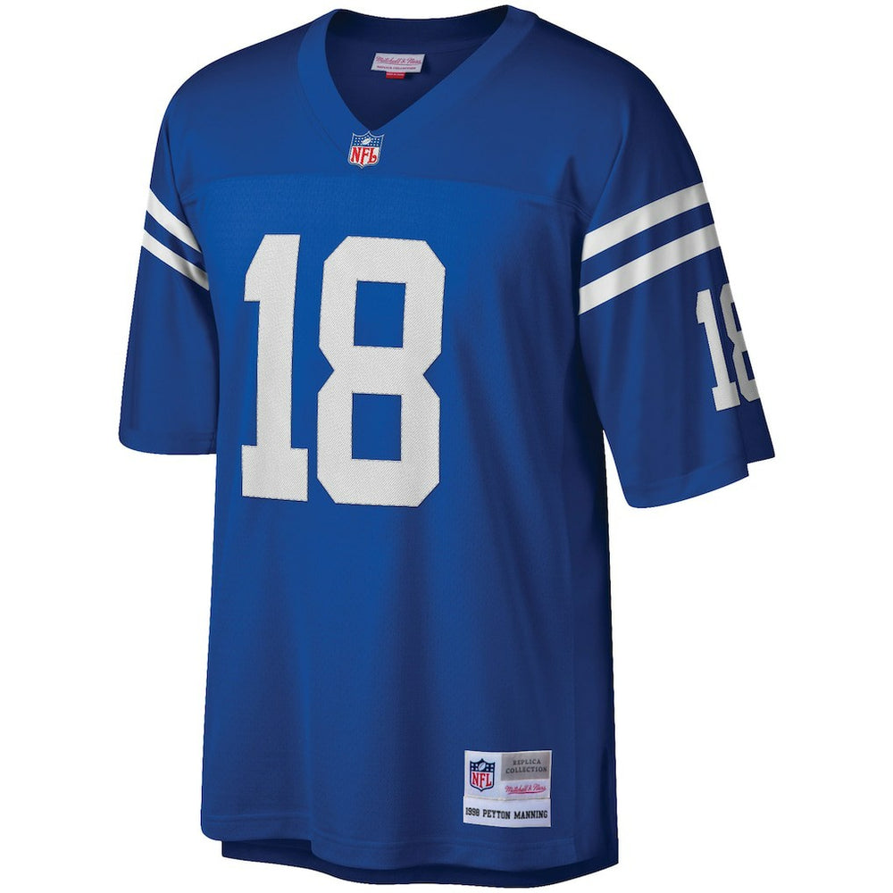 Peyton Manning Indianapolis Colts Big & Tall 1998 Retired Player Replica Jersey Royal - Mitchell & Ness