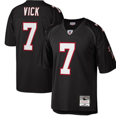 Michael Vick Atlanta Falcons Big & Tall 2002 Retired Player Replica Jersey Black - Mitchell & Ness