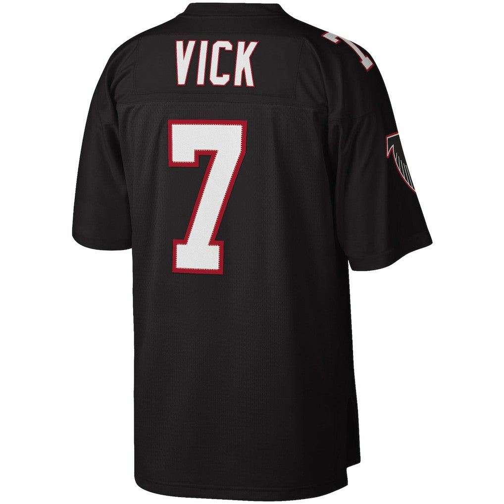 Michael Vick Atlanta Falcons Big & Tall 2002 Retired Player Replica Jersey Black - Mitchell & Ness