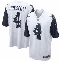 Dak Prescott Dallas Cowboys Alternate Game Team Jersey White - Nike