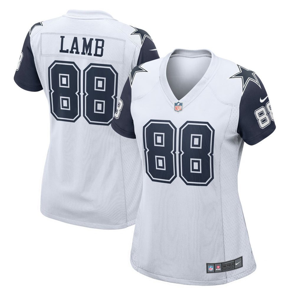 CeeDee Lamb Dallas Cowboys Women's 2nd Alternate Game Jersey White - Nike