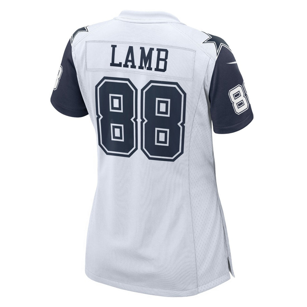CeeDee Lamb Dallas Cowboys Women's 2nd Alternate Game Jersey White - Nike