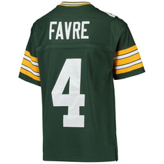 Brett Favre Green Bay Packers Youth 1996 Retired Player Legacy Jersey Green - Mitchell & Ness