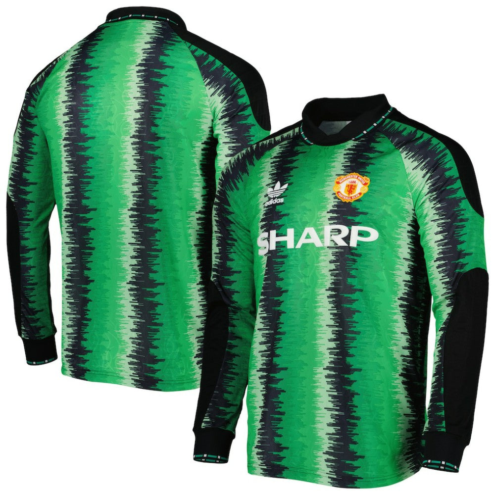 Adidas Manchester United Originals 90 Goalkeeper Replica Jerseys - Green