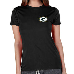 Green Bay Packers Concepts Sport Women's Marathon Knit Lounge Top Black - NFL