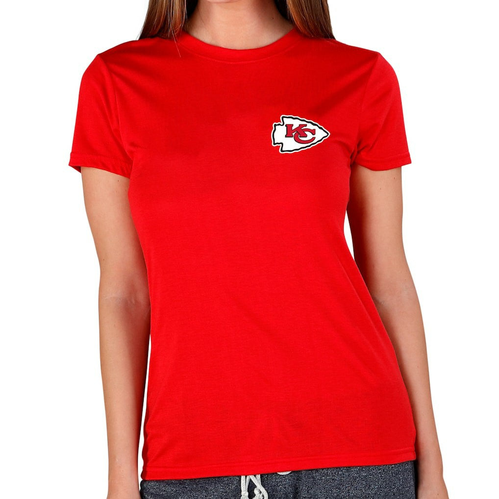 Kansas City Chiefs Concepts Sport Women's Marathon Knit Lounge Top Red - NFL